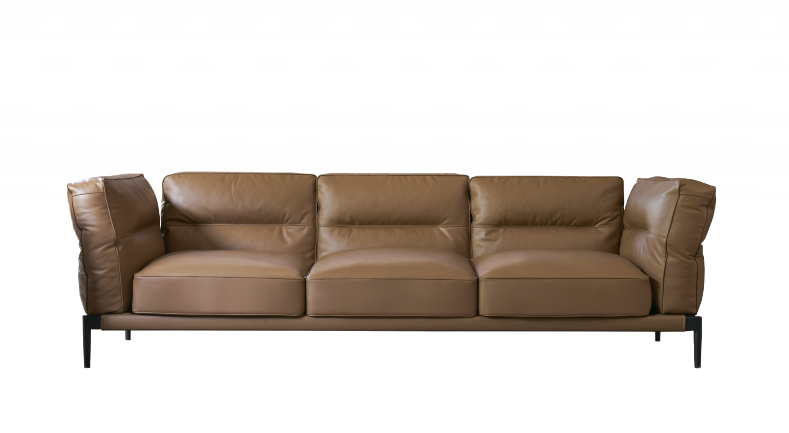 Трехместный дизайнерский кожаный диван Gasparo 1801 BREEZE DECORATION