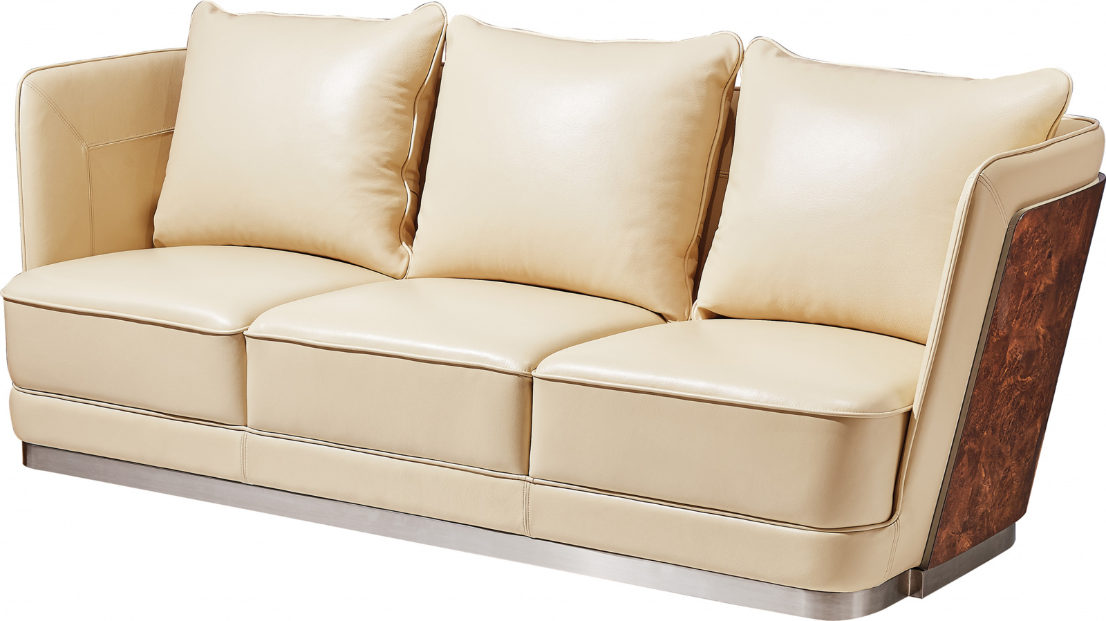 Трехместный дизайнерский кожаный диван Ambra BREEZE DECORATION