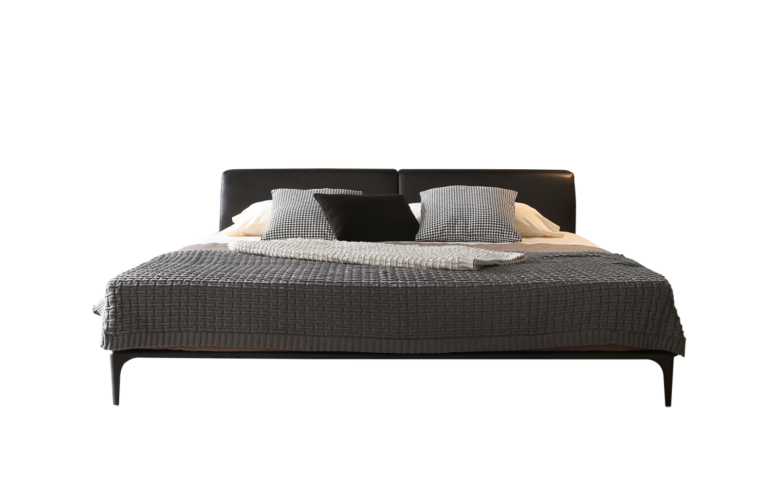 Дизайнерская миниатюрная кровать из натуральной кожи Bellutti 3025 BREEZE DECORATION