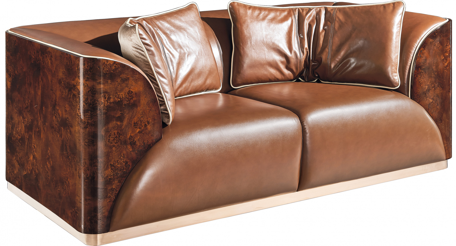 Дизайнерский универсальный кожаный диван Teseo BREEZE DECORATION