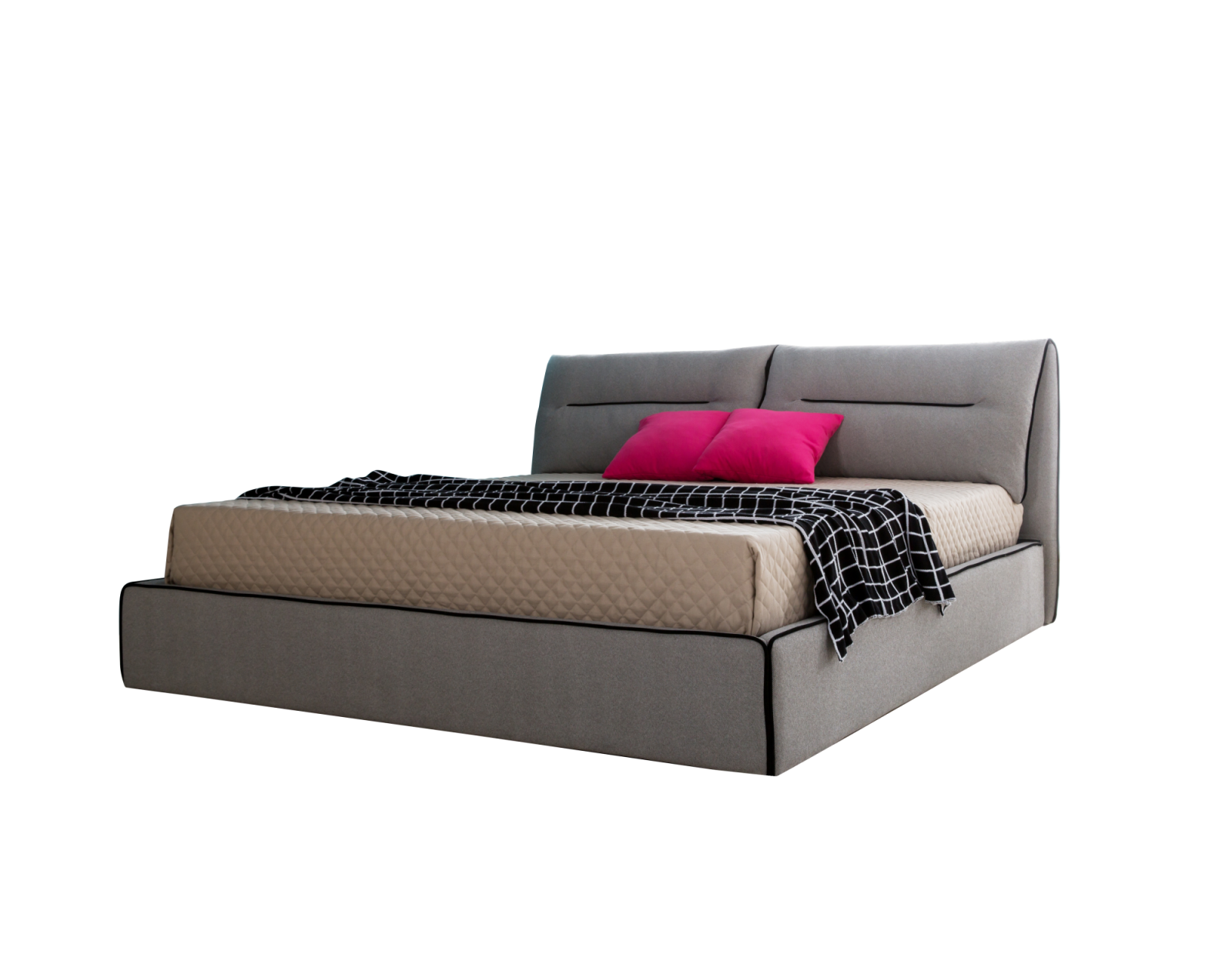 Дизайнерская элегантная кровать из ткани Ottavia  BREEZE DECORATION